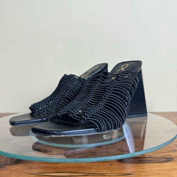 Sam Edelman Laurette Block Heel Mule black - size 5 - Picture 6 of 16